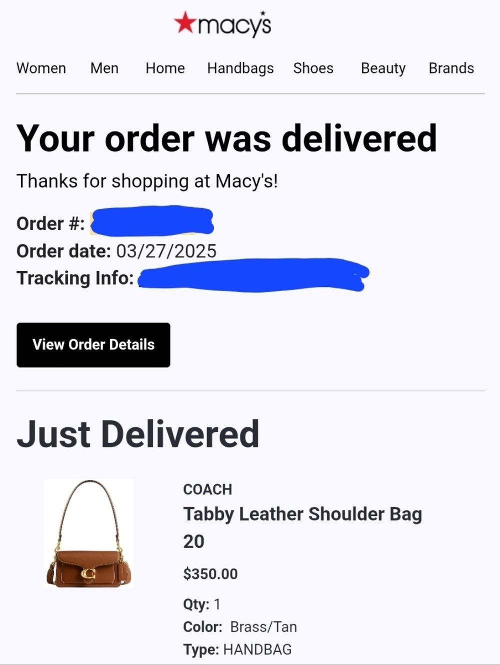 Coach Tabby 20 Shoulder Bag in Tan Brown - Picture 14 of 14